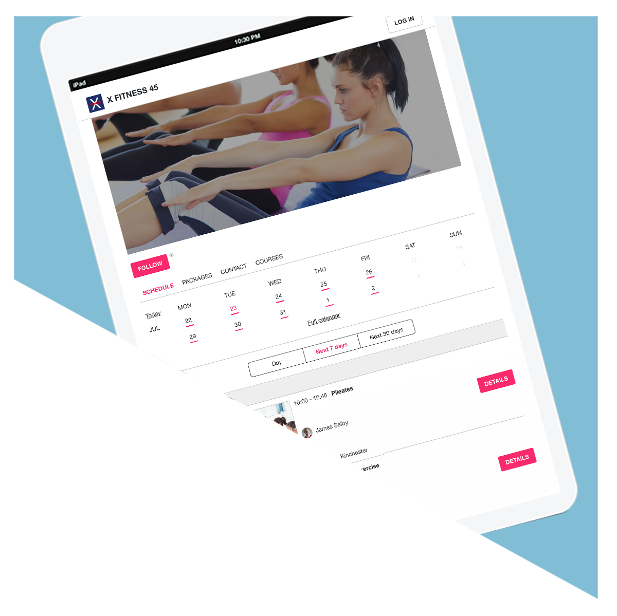 fitness studio scheduling software